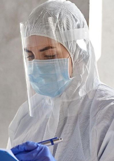 Protective clothing against infectious agents