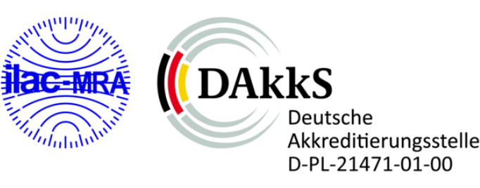 Test laboratory according to DIN EN ISO/IEC 17025